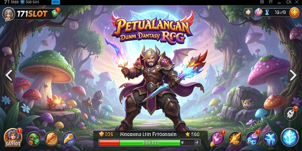 Tampilan menakjubkan dalam gameplay RPG 171SLOT.