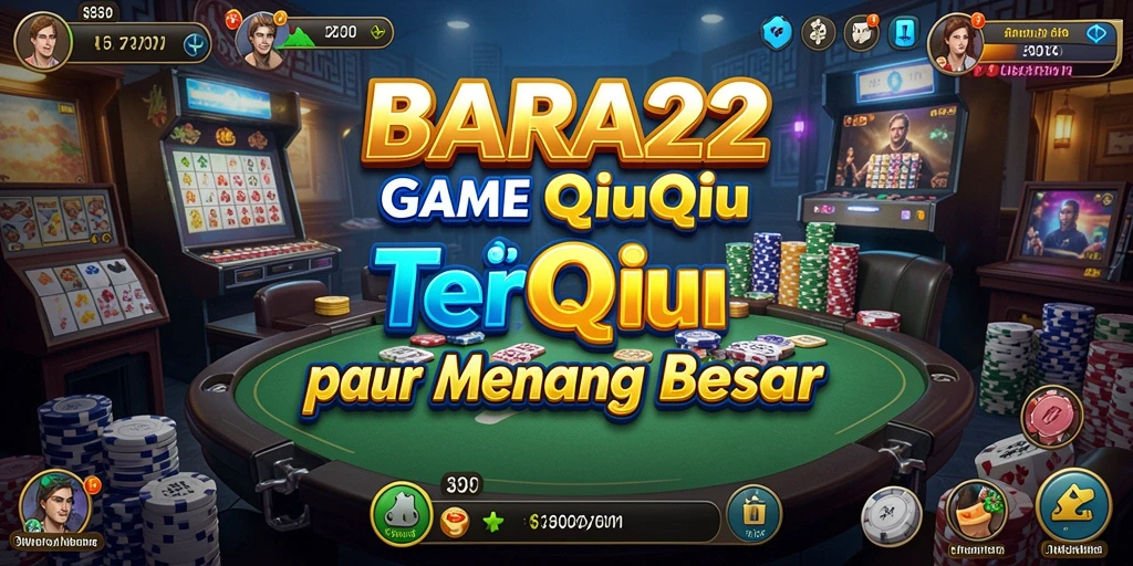 Gameplay QiuQiu yang seru dan menegangkan di BARA22.