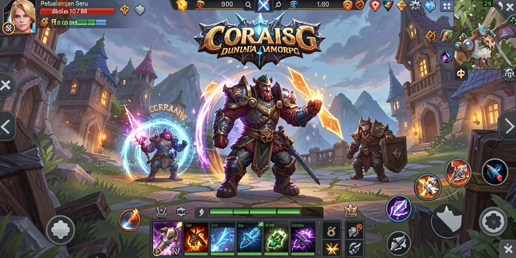Tampilan gameplay yang menakjubkan di dunia CORLA188.