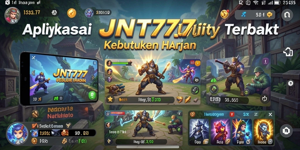 Tampilan antarmuka pengguna JNT777 yang sederhana dan fungsional.