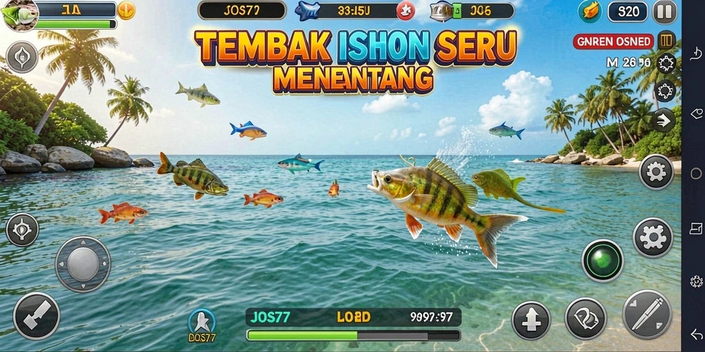 Screenshot menampilkan momen seru dalam permainan Tembak Ikan JOS77.
