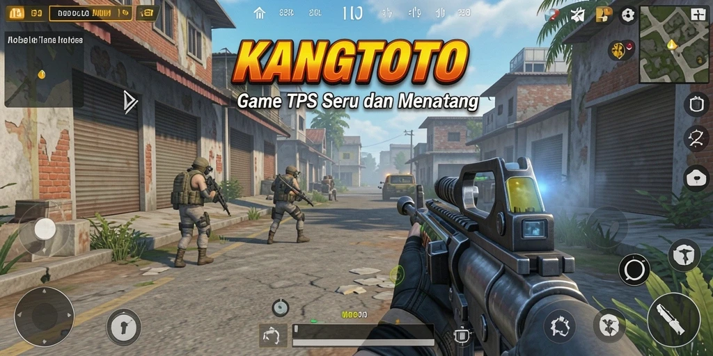 Gameplay KANGTOTO yang seru dan menantang dalam aksi TPS.