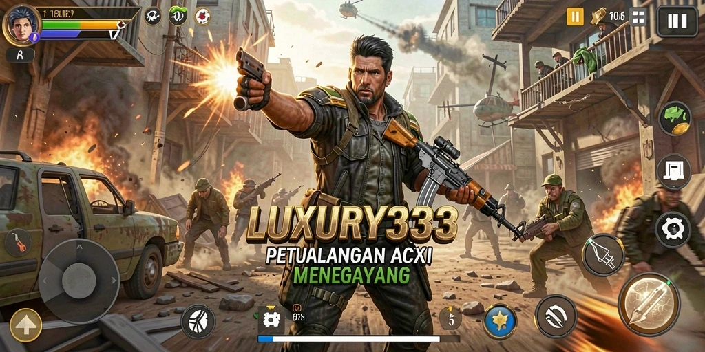 Tampilan Gameplay LUXURY333 yang seru dan menegangkan.