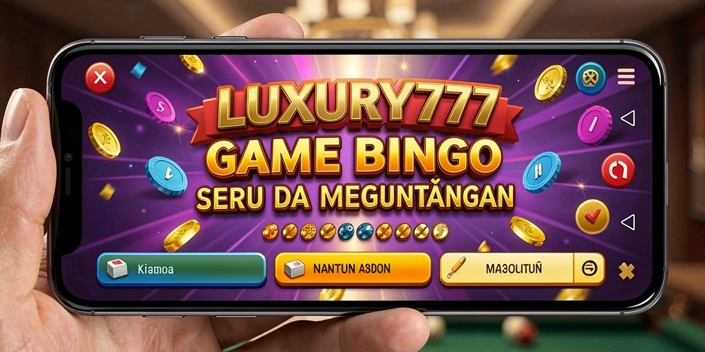 Screenshot gameplay seru LUXURY777 yang menunjukkan aksi Bingo.