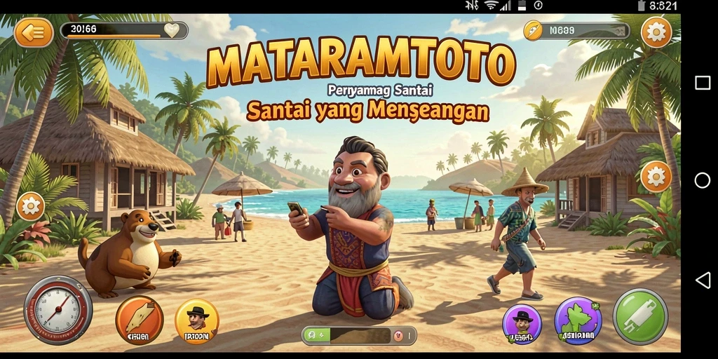 Screenshot gameplay dari MATARAMTOTO yang penuh warna dan menarik.