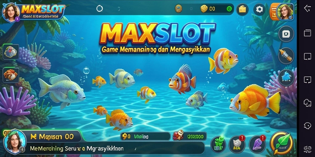 Tangkapan ikan yang menakjubkan dalam gameplay MAXSLOT.