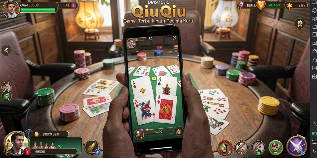 Tangkapan layar gameplay ORISTOTO menunjukkan aksi seru QiuQiu.