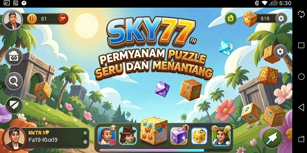 Gameplay menarik dari NAVIGASI teka-teki di SKY77.