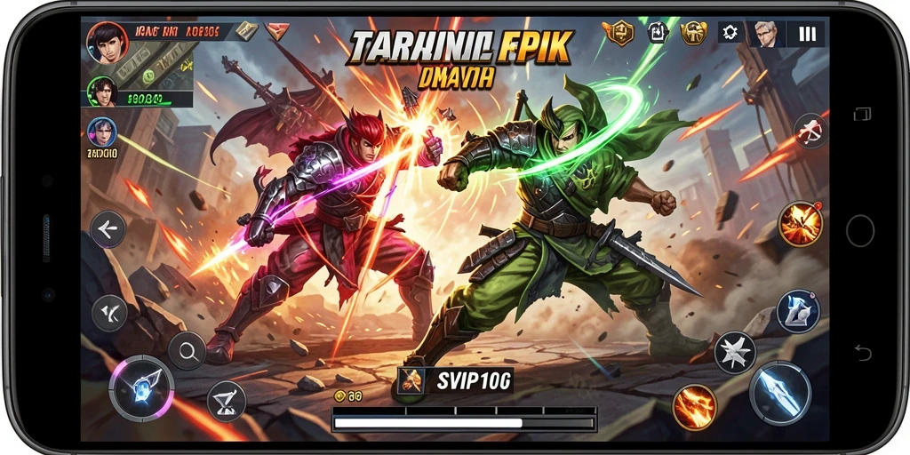 Tangkapan layar menampilkan aksi seru dalam game SVIP10.