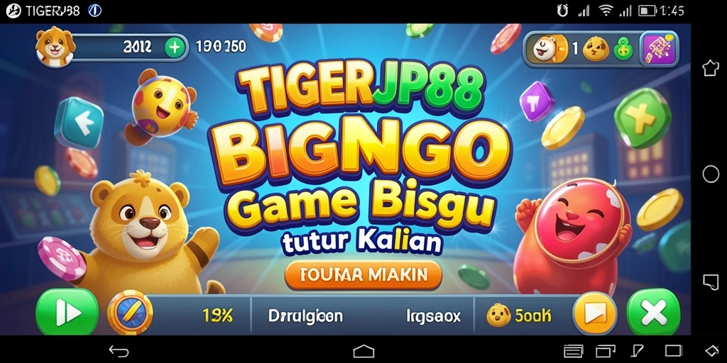 Tampilan gameplay seru dan menarik dari TIGERJP88 Bingo.