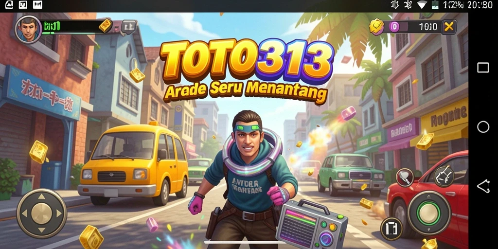 Tampilan gameplay TOTO313 yang menarik dan penuh aksi Arcade.