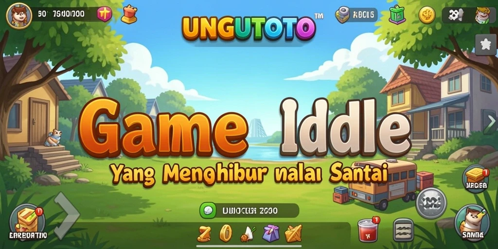 Tampilan gameplay UNGUTOTO yang mengasyikkan dan penuh warna.