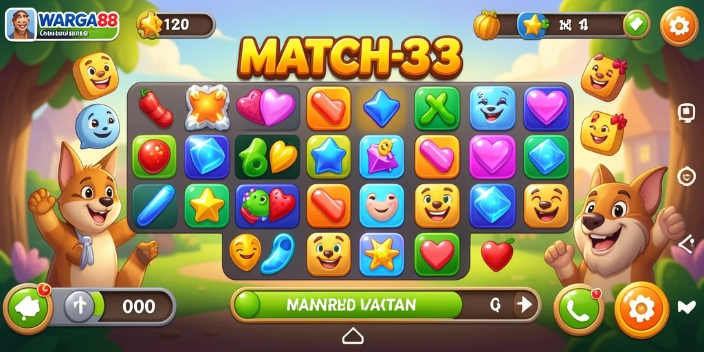 Tangkapan layar utama menampilkan gameplay seru dari WARGA88.